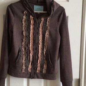 Embellished hooded sweatshirt